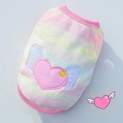 Votre petit chien a froid ? Petite polaire mignonne chaude et confortable.