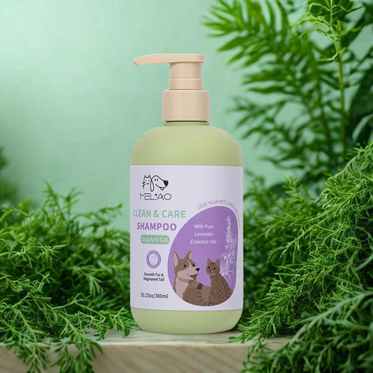 Shampoing 2en1 naturel chien. Douceur & brillance du pelage .