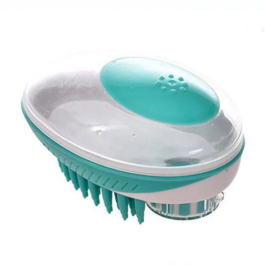 Brosse 2 en 1 shampoing et massage Zen pour Chien. Nettoyage en profondeur & Relaxation