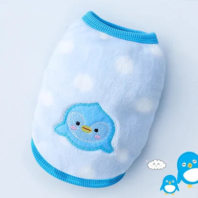 Votre petit chien a froid ? Petite polaire mignonne chaude et confortable.